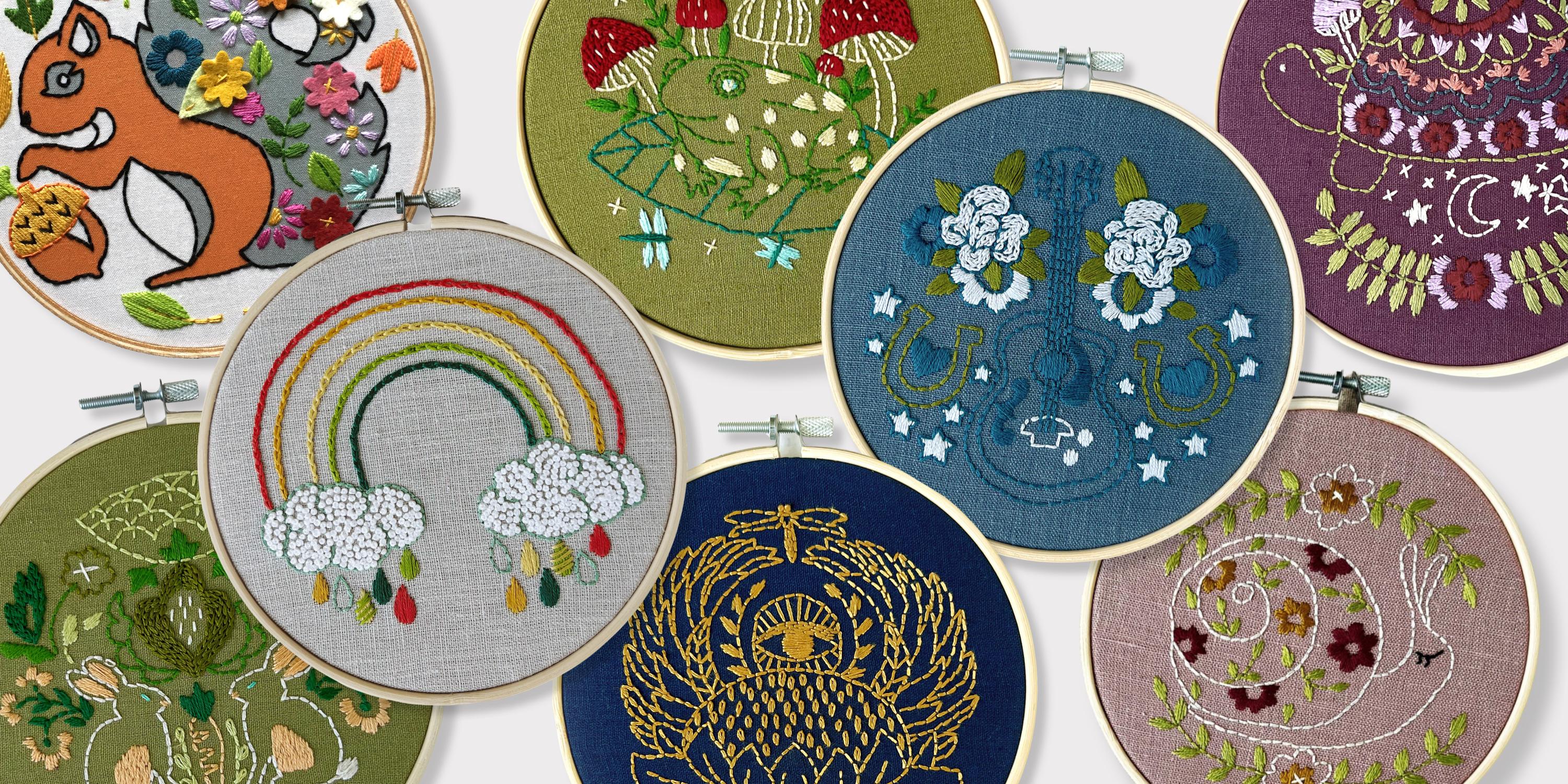 Embroidery Pattern PDF Downloads – Rikrack