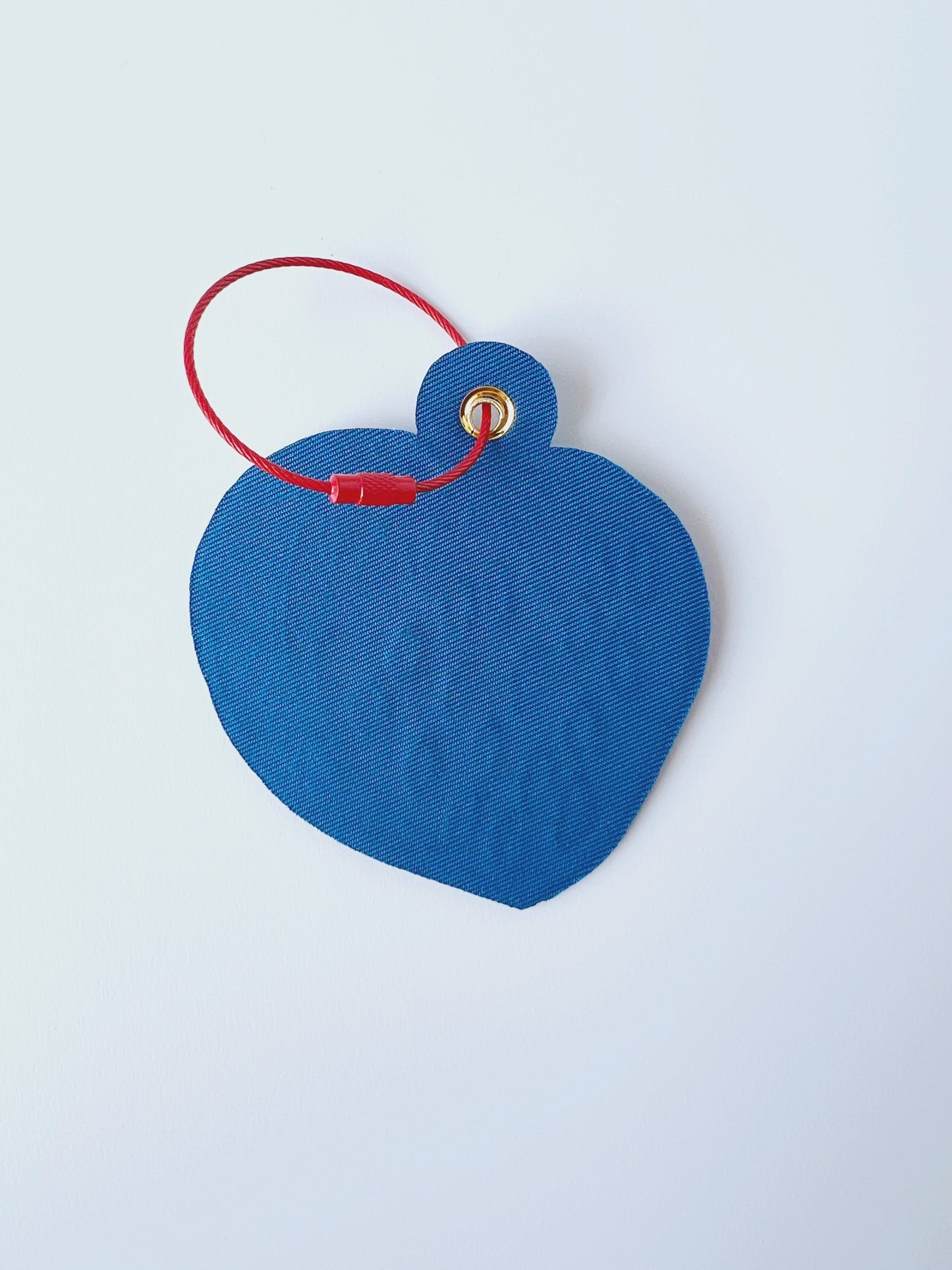 Strawberry bag charm keychain