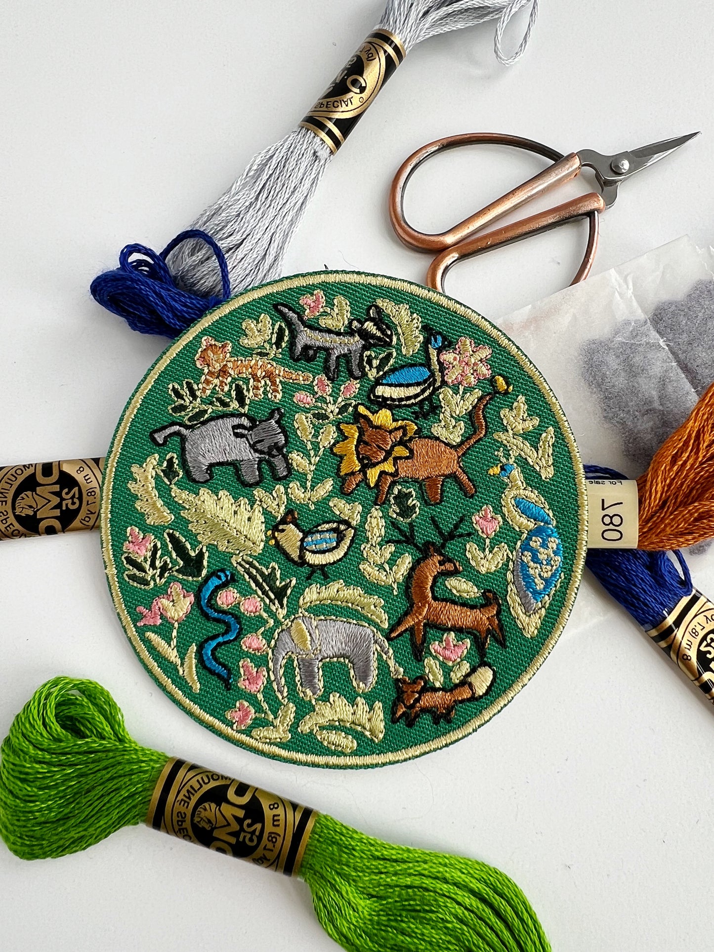 Wildlife Embroidery Sticker Patch