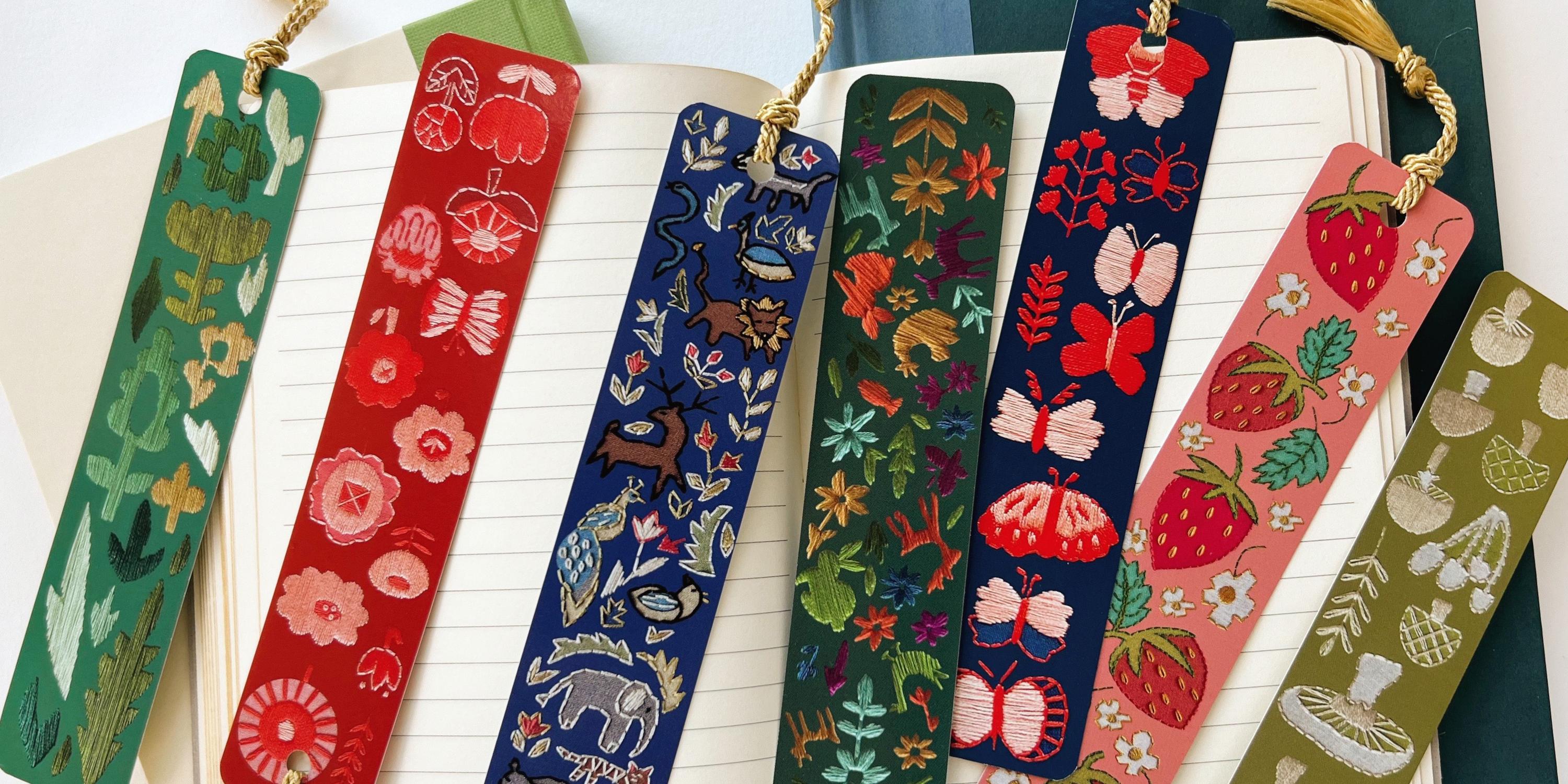 Embroidered Bookmarks