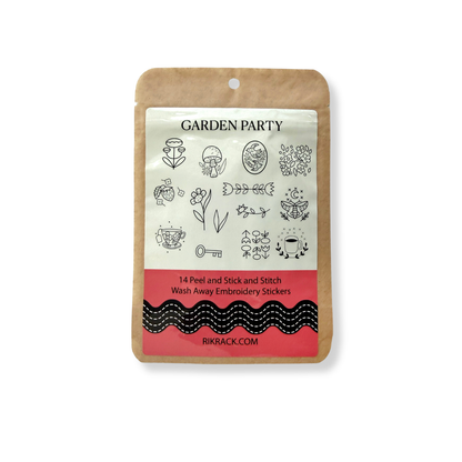Garden Party Stick and Stitch Patterns