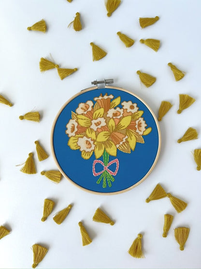 Daffodils Embroidery Kit