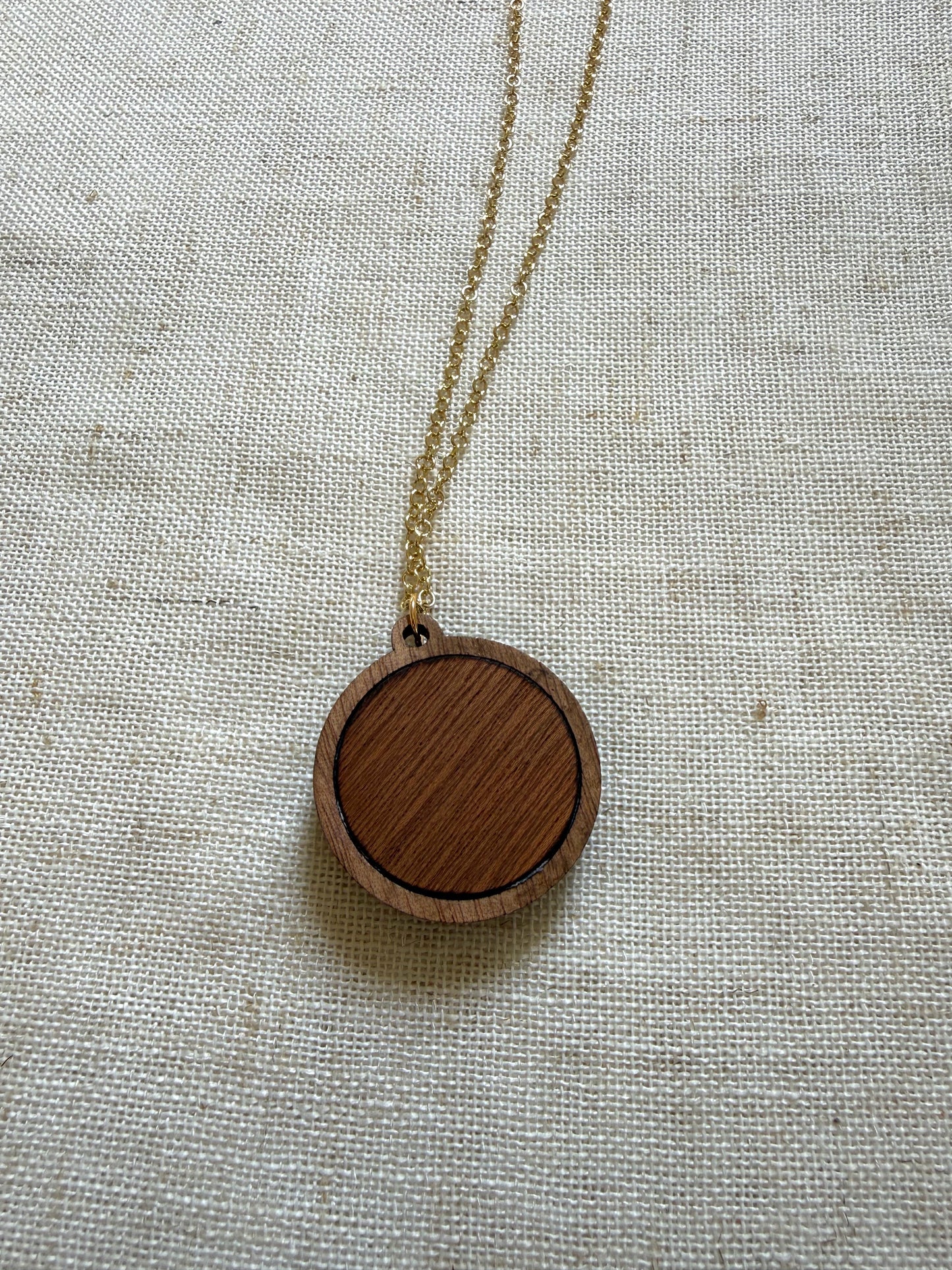 Acorn Embroidery Necklace Kit