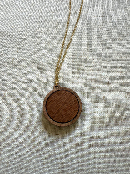 Acorn Embroidery Necklace Kit