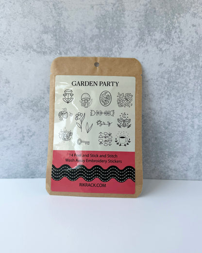 Garden Party Stick and Stitch Patterns