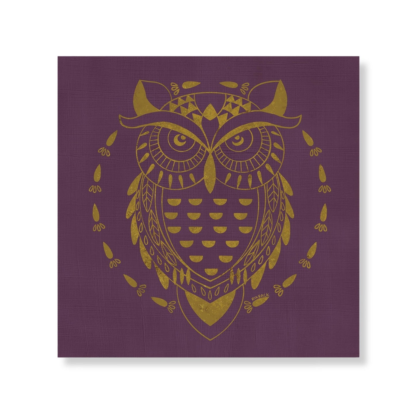 Gilded Owl Art Print