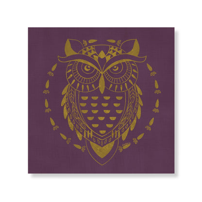 Gilded Owl Art Print