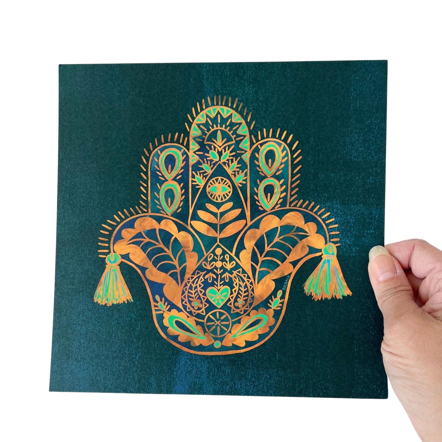 Hamsa 8x8 Art Print