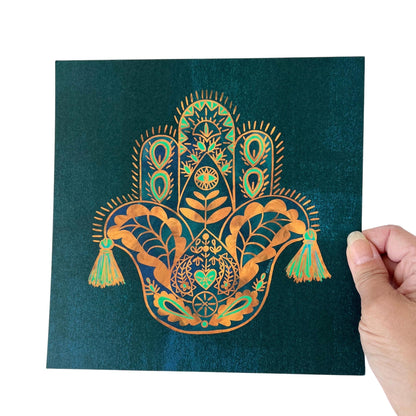 Hamsa 8x8 Art Print