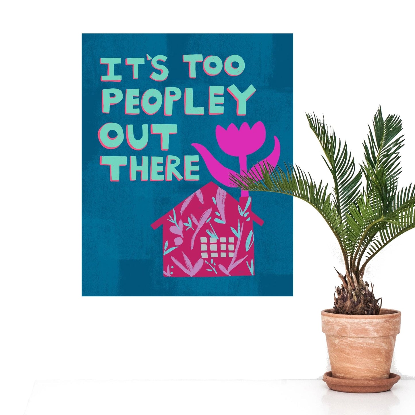 Peopley Art Print