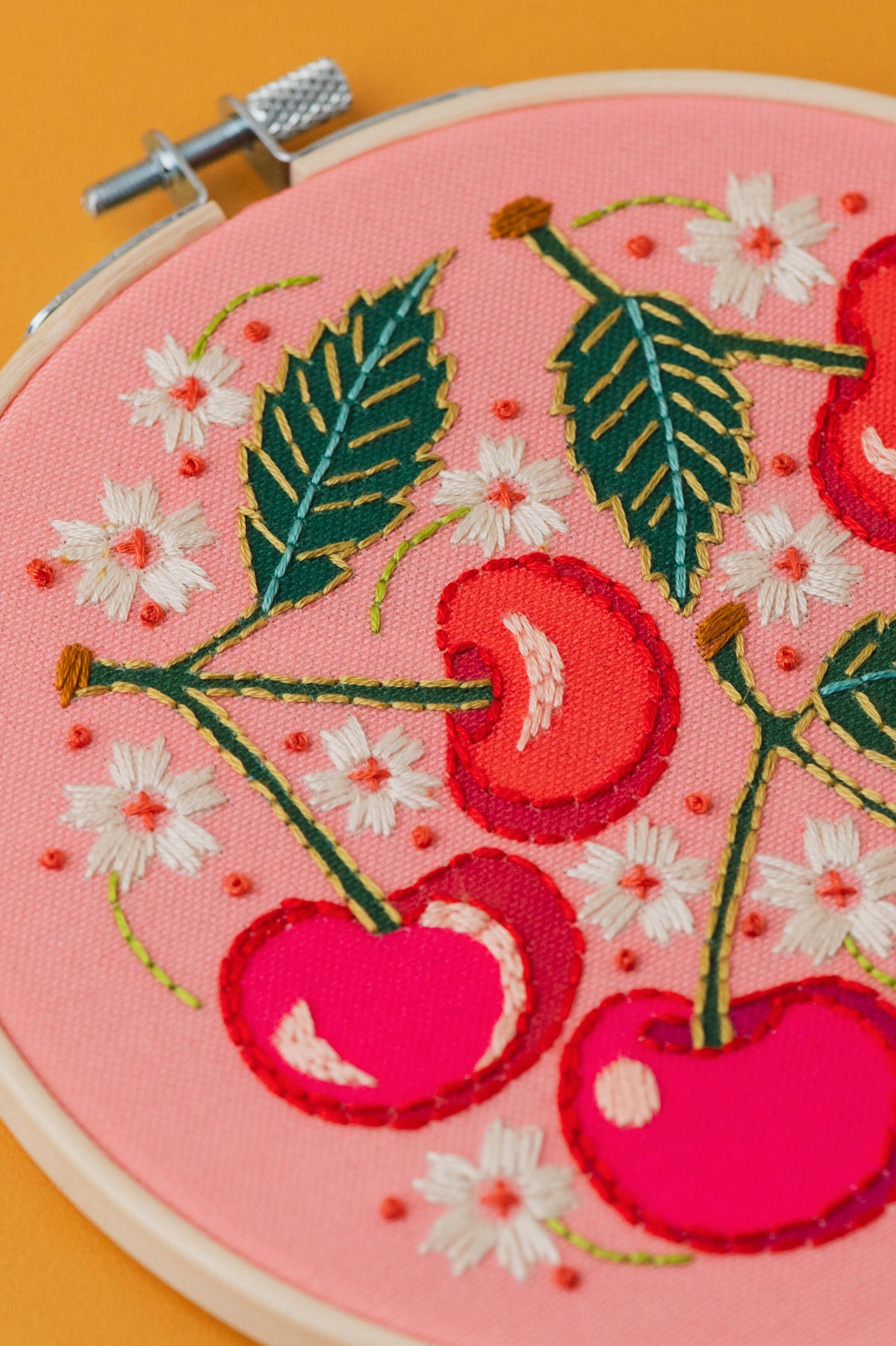 ID 1180B Trio Cherries on Stem Patch Fruit Cherry Embroidered Iron On Applique ID 1180B Trio Cherries on Stem Patch Fruit Cherry Embroidered Iron On Applique