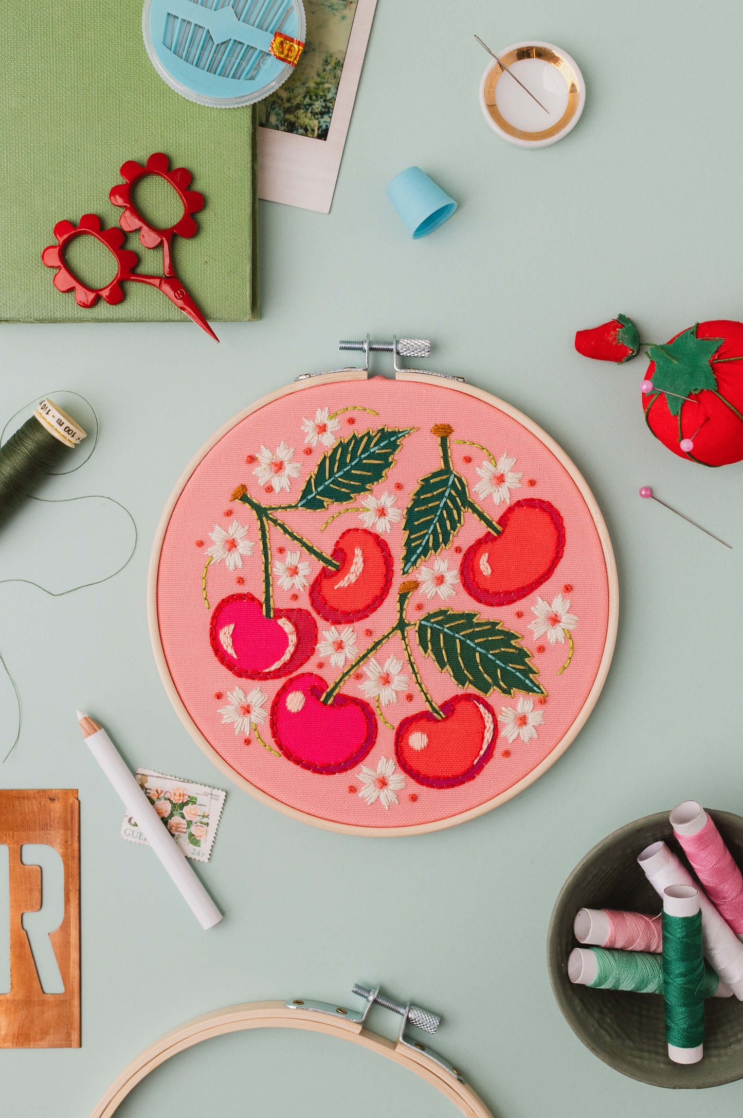 Cherries Embroidery Kit