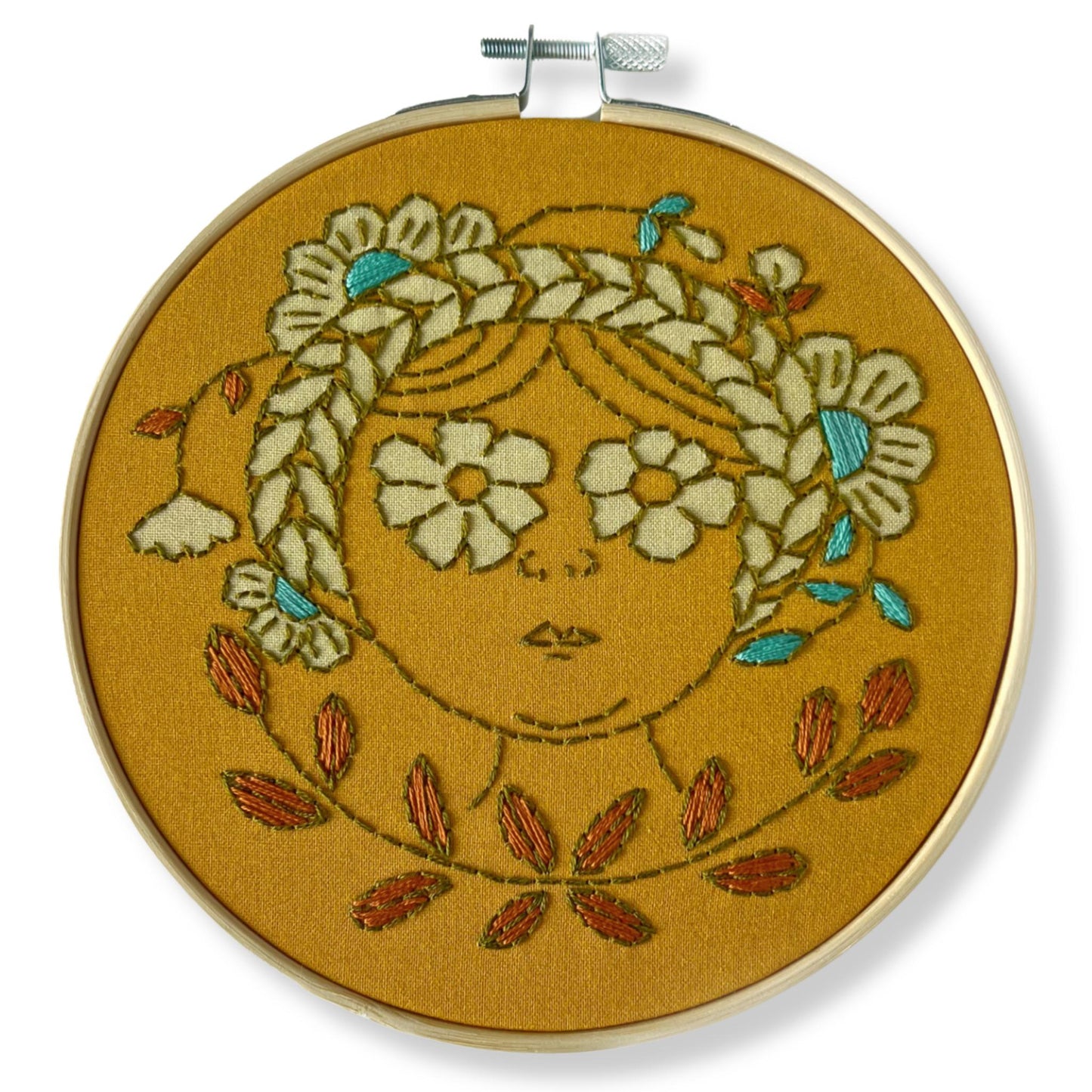 Flower Child Embroidery Kit