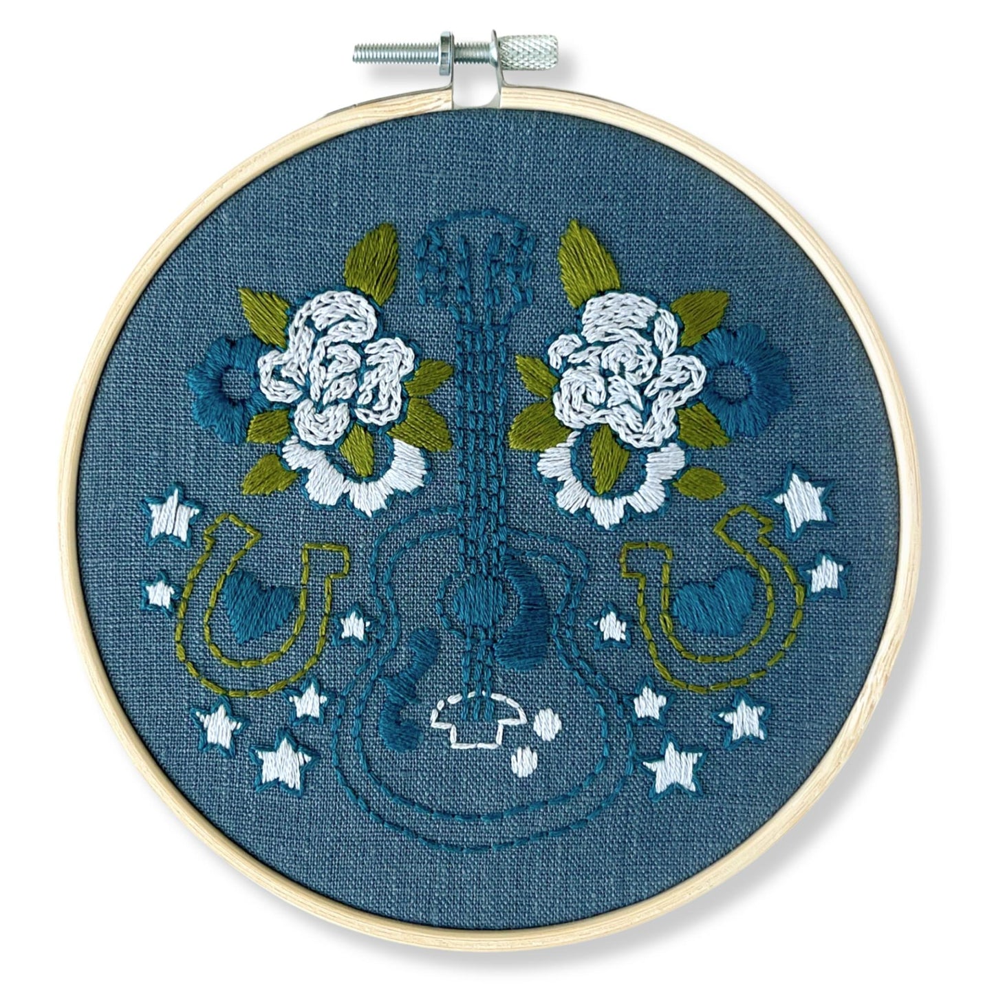 Guitar Embroidery PDF Pattern