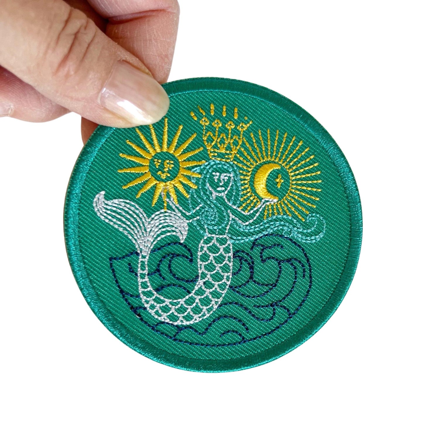 Mermaid Embroidered Sticker Patch