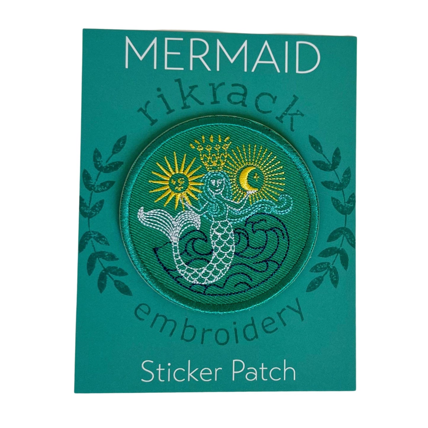 Mermaid Embroidered Sticker Patch