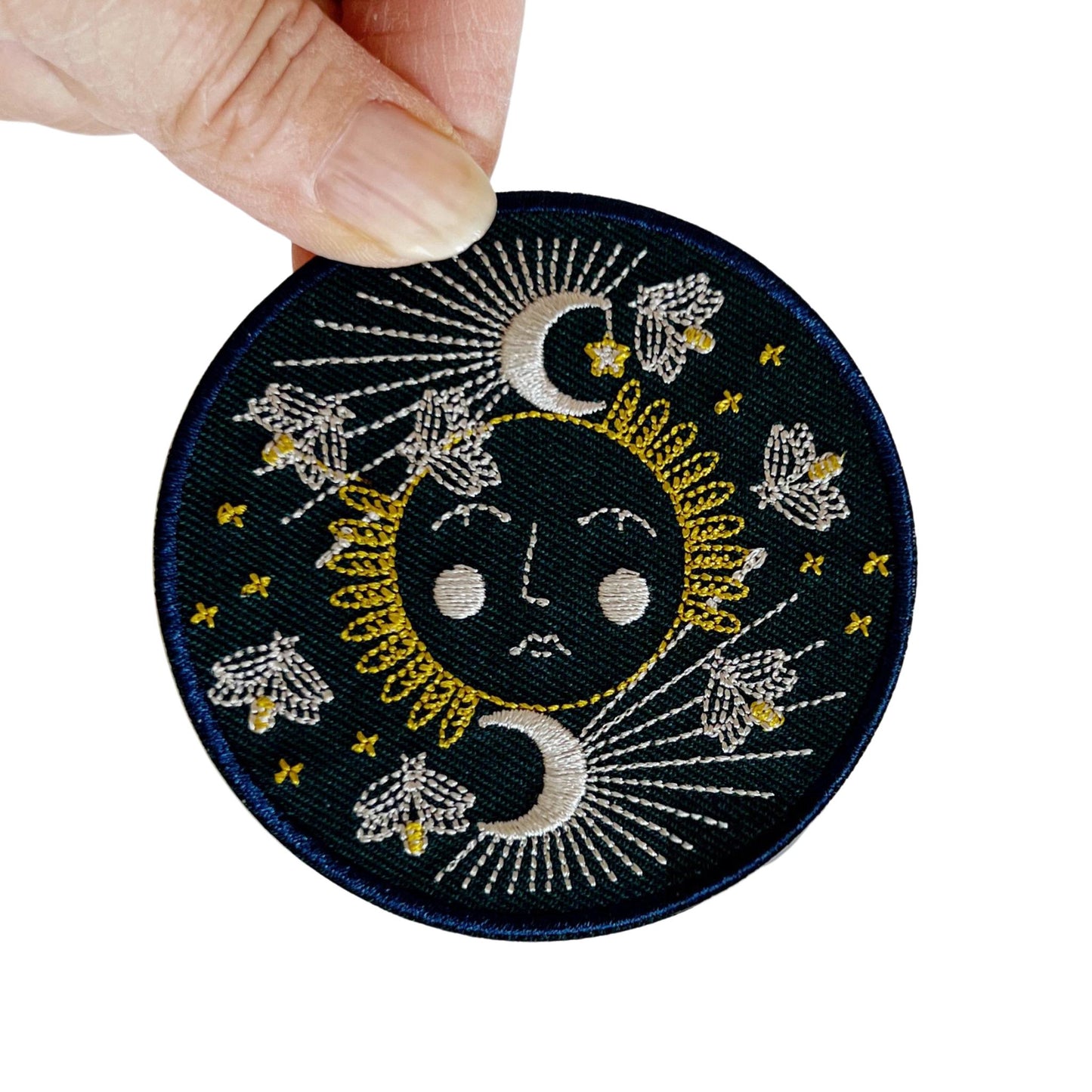 Moonglow Embroidery Sticker Patch