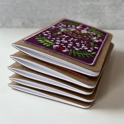 Wildlife Embroidery Pocket Notebook