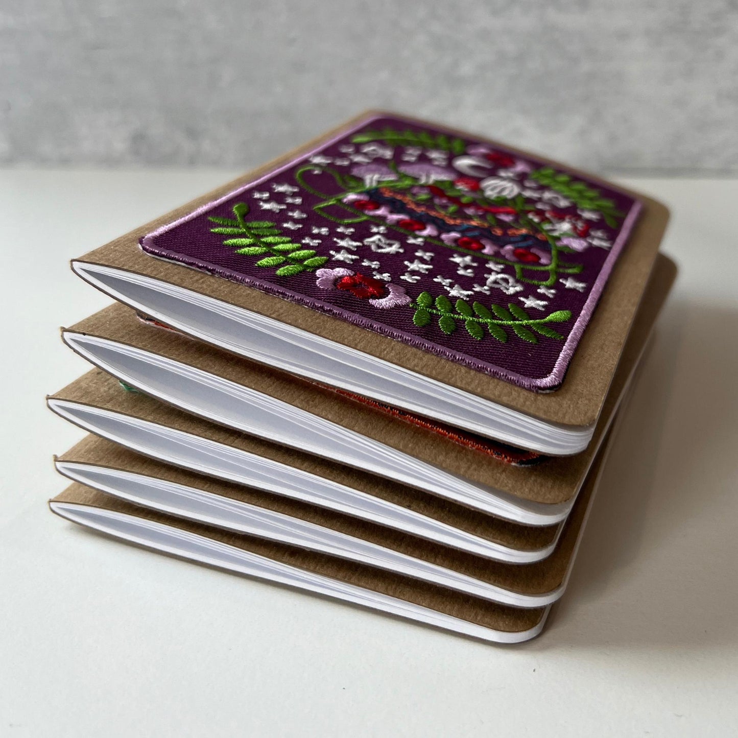 Mythic Moth Embroidered Pocket notebook