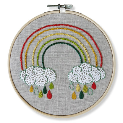 Rainbow Embroidery PDF Pattern