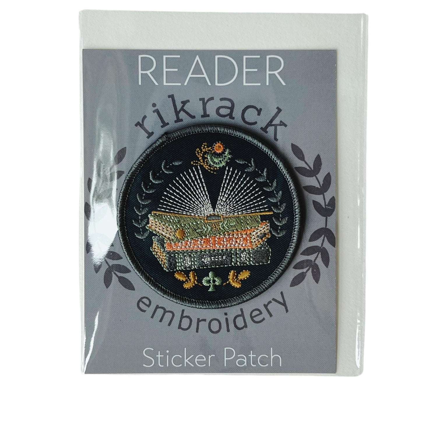 Reader Embroidery Sticker Patch