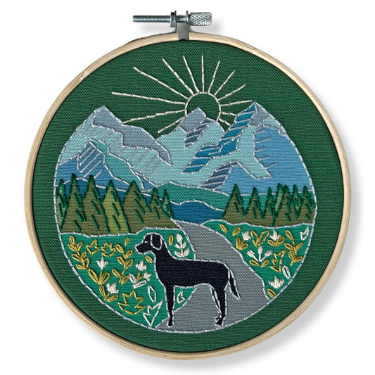 Trail Dog Embroidery Kit