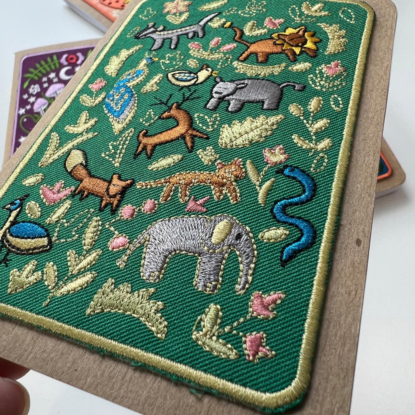 Wildlife Embroidery Pocket Notebook