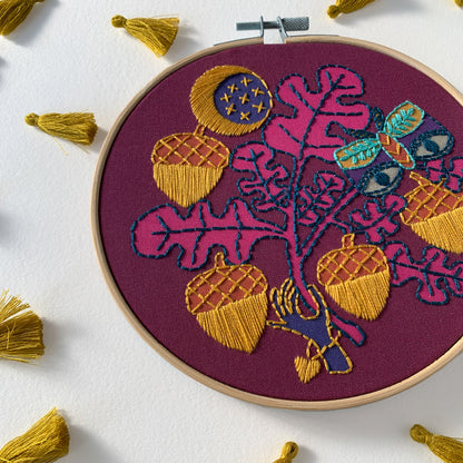 Acorns Embroidery Kit