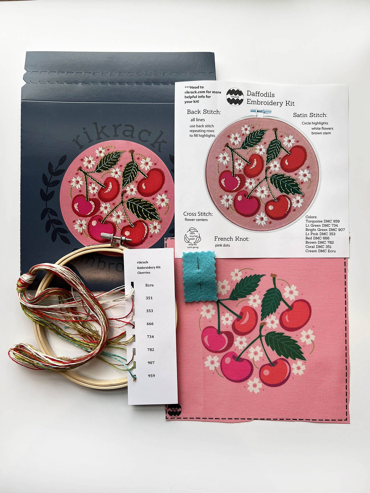 Cherries Embroidery Kit