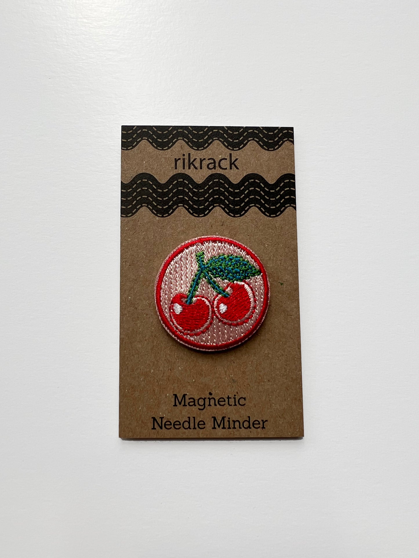 Cherries Embroidery Needle Minder