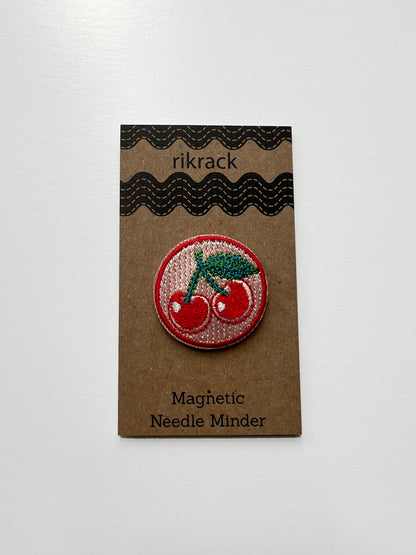 Cherries Embroidery Needle Minder