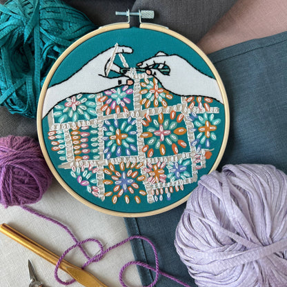 Crochet Embroidery Kit