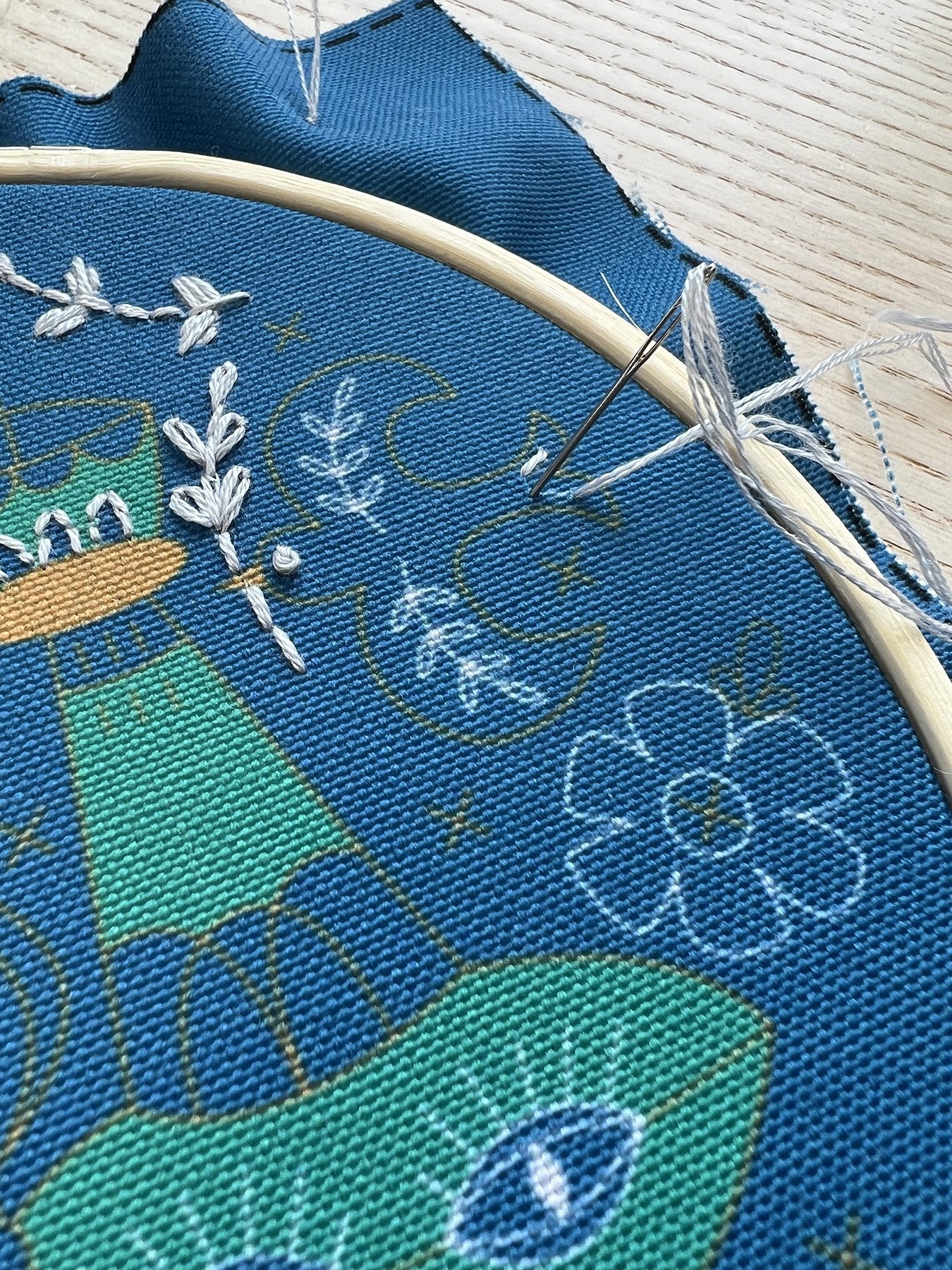 Genie Embroidery Kit Instructions | Rikrack Embroidery