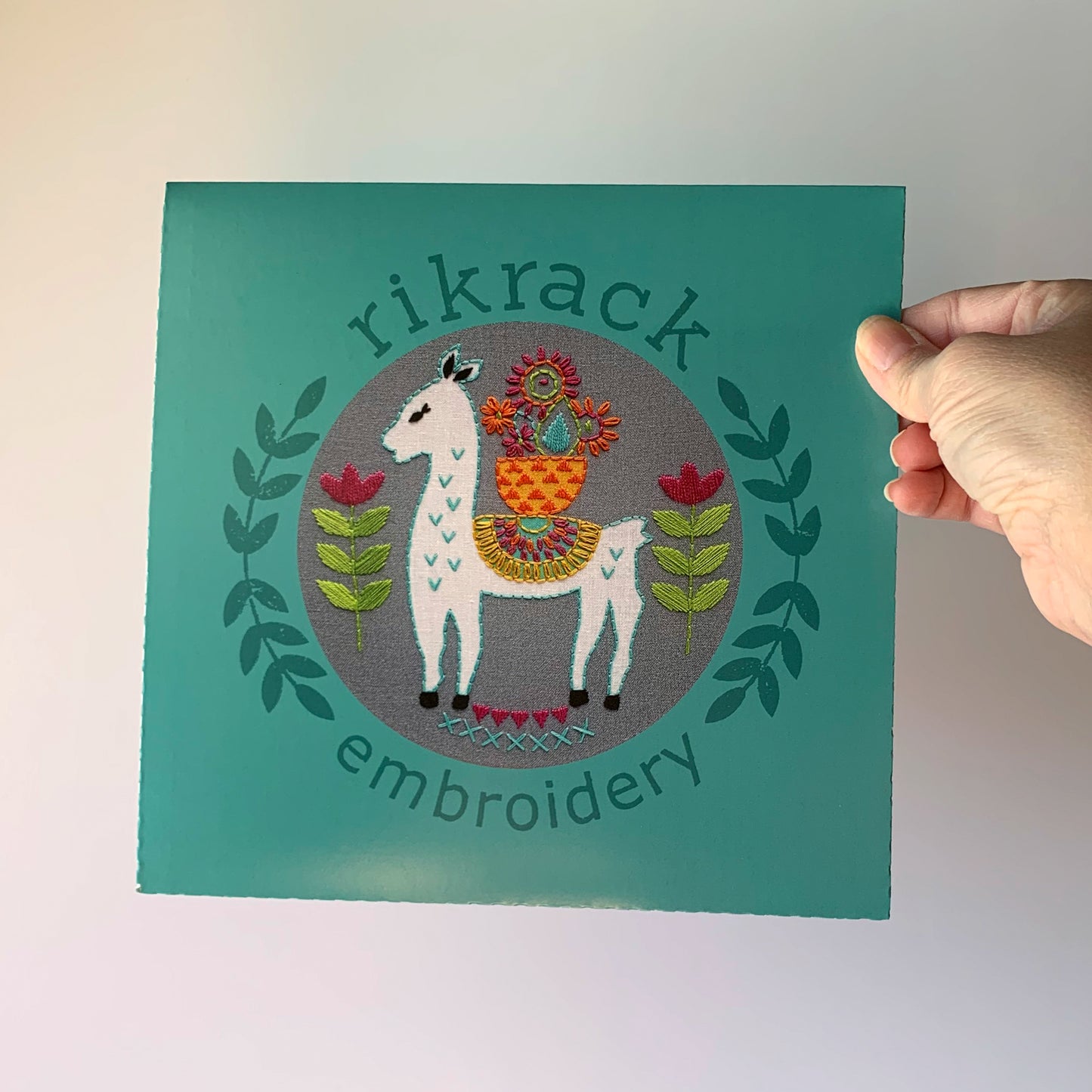 Llama Embroidery Kit