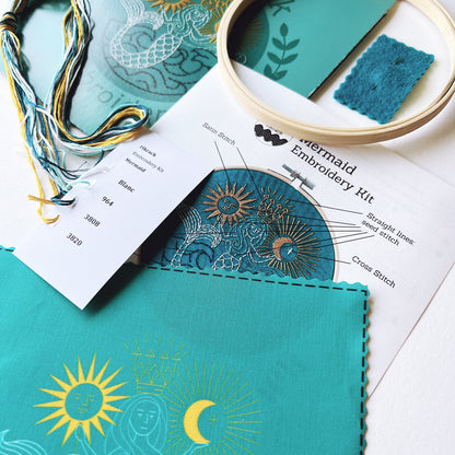 Mermaid Embroidery Kit