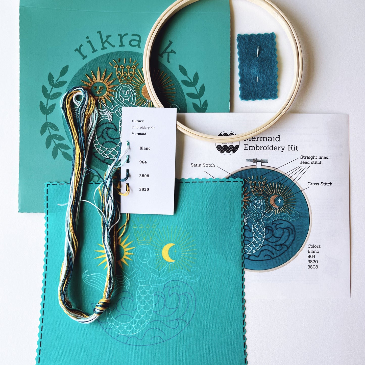 Mermaid Embroidery Kit