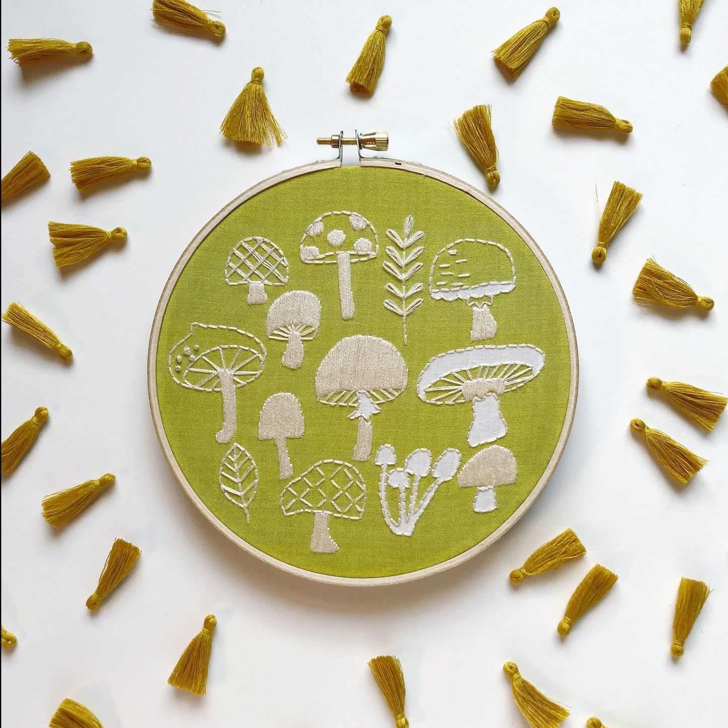 Mushrooms Embroidery Kit