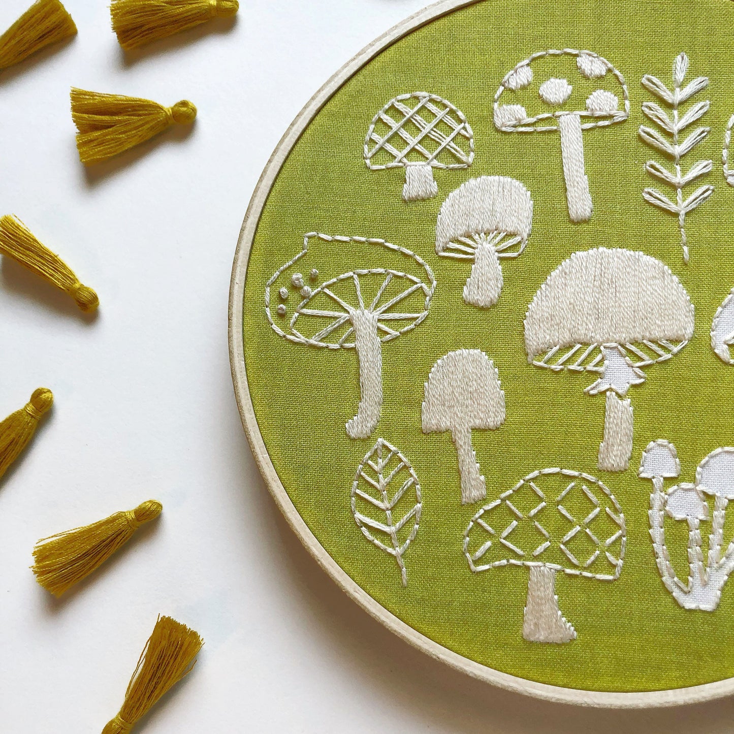 Mushrooms Embroidery Kit