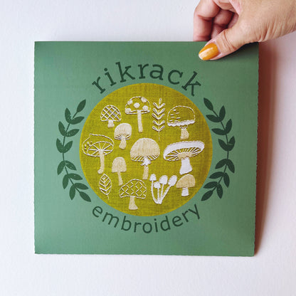 Mushrooms Embroidery Kit