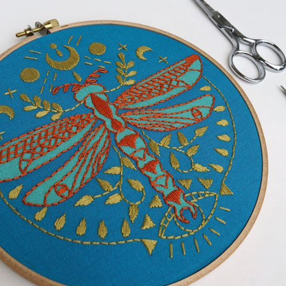 Mystic Dragonfly Embroidery Kit