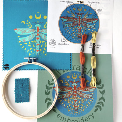 Mystic Dragonfly Embroidery Kit