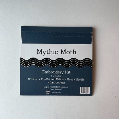 Mythic Moth Embroidery Kit