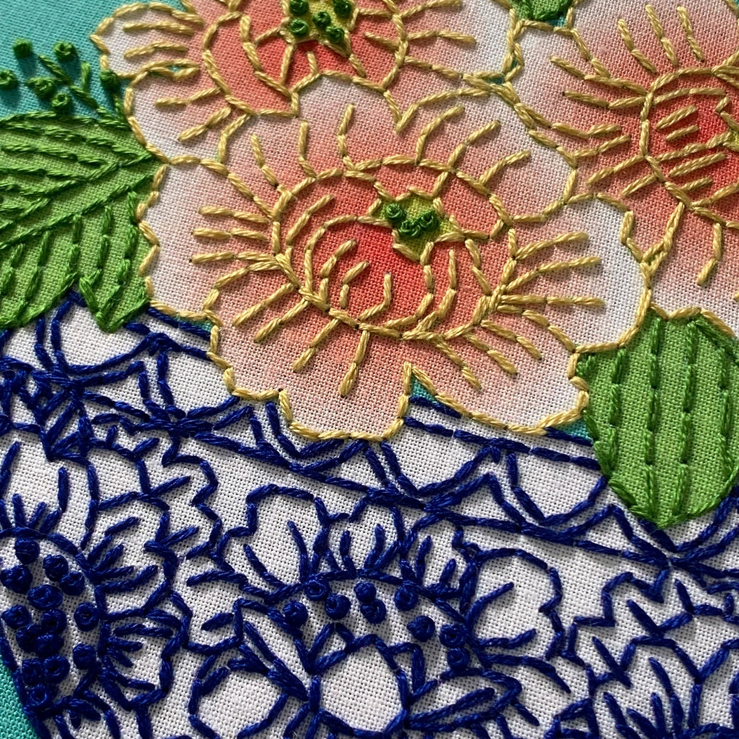 Peony Embroidery Kit