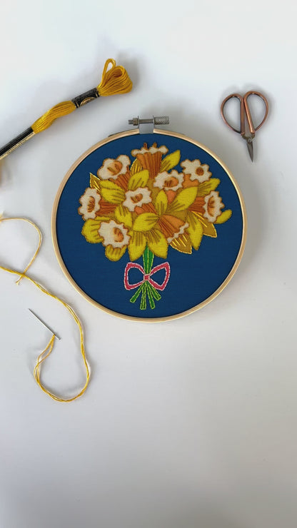 Daffodils Embroidery Kit