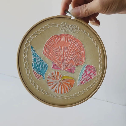 Shells Embroidery Kit