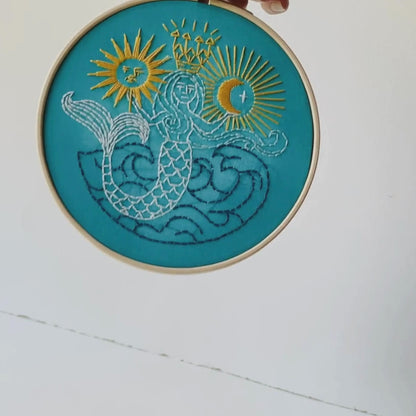 Mermaid Embroidery Kit