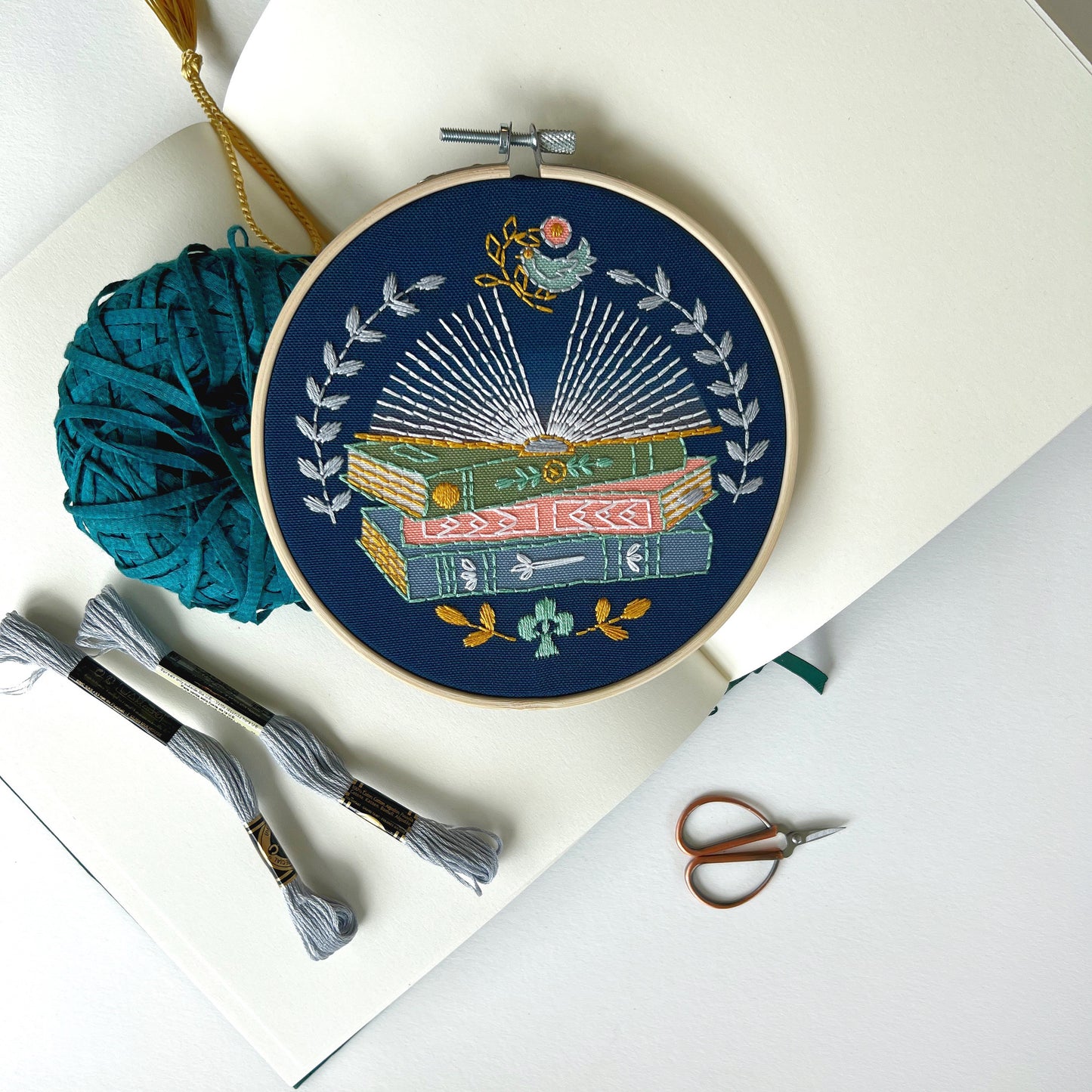 Reader Embroidery Kit