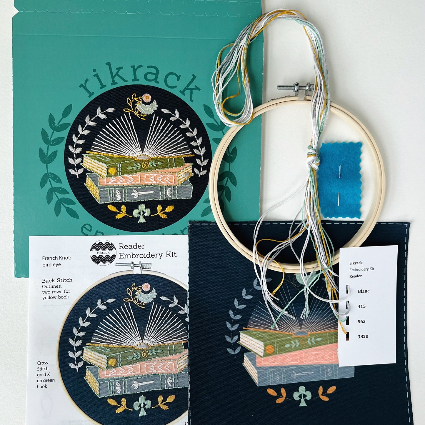 Reader Embroidery Kit