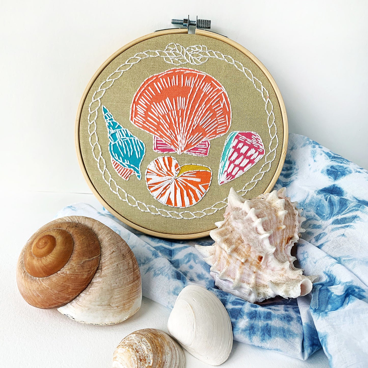 Shells Embroidery Kit