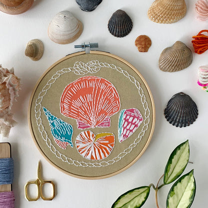 Shells Embroidery Kit